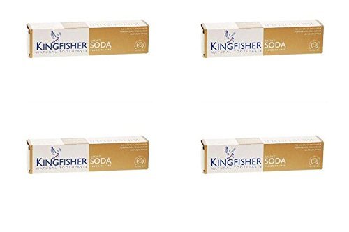 (4 PACK) - Kingfisher Baking Soda | 100ml | 4 PACK - SUPER SAVER - SAVE MONEY by Kingfisher Natural Toothpaste