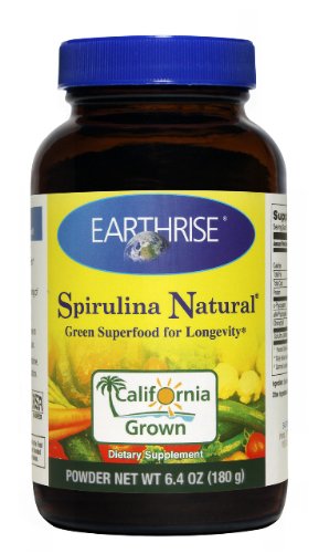 Earthrise Spirulina Natural, 180 Grams Powder