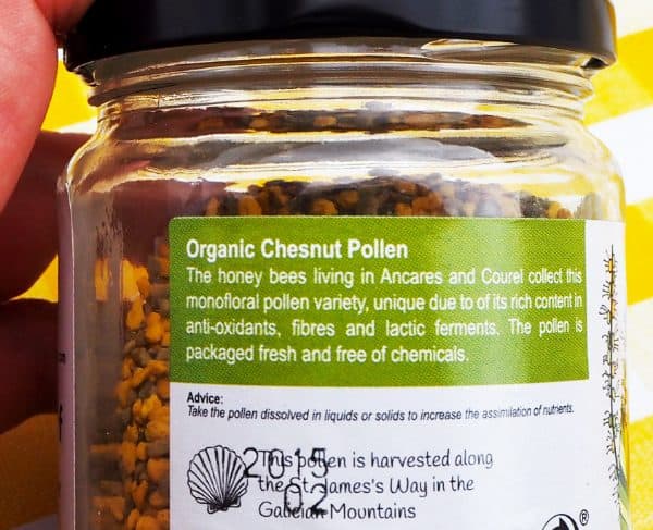 Toca organic chestnut pollen