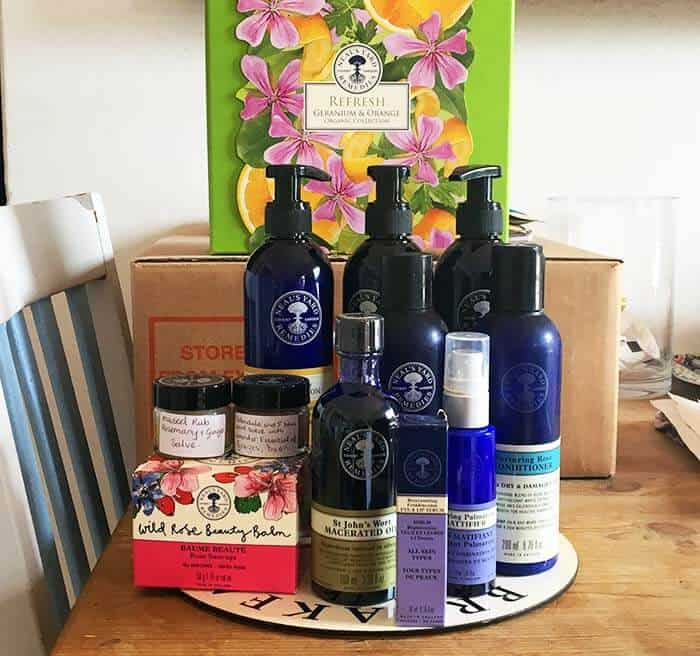 Different Neal's Yard Remedies products