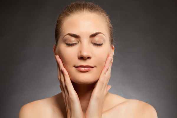 Applying frankincense topically facial massage