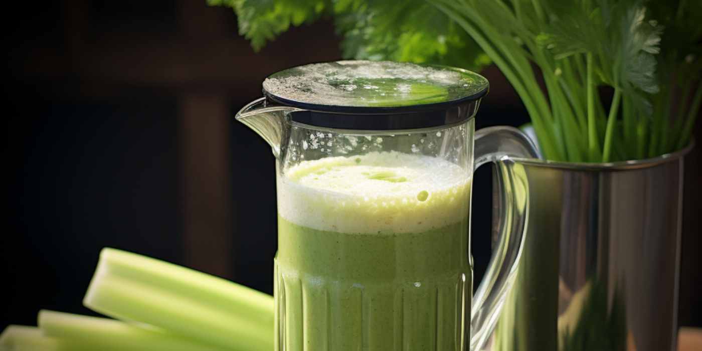 How to Make your Own Celery Juice (Blender & Juicer)