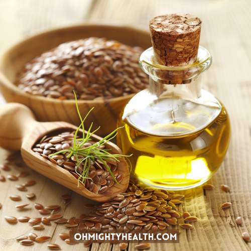 Flax seed oil.