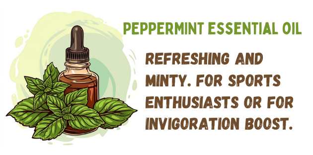 Peppermint essential oil.