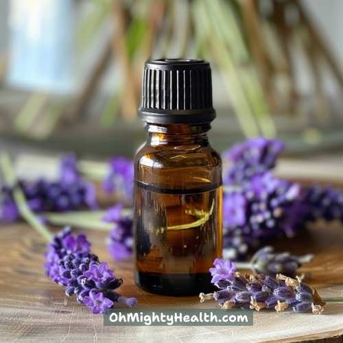 Lavender essential oil.