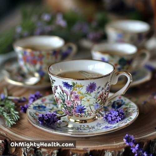 Lavender lullaby tea.