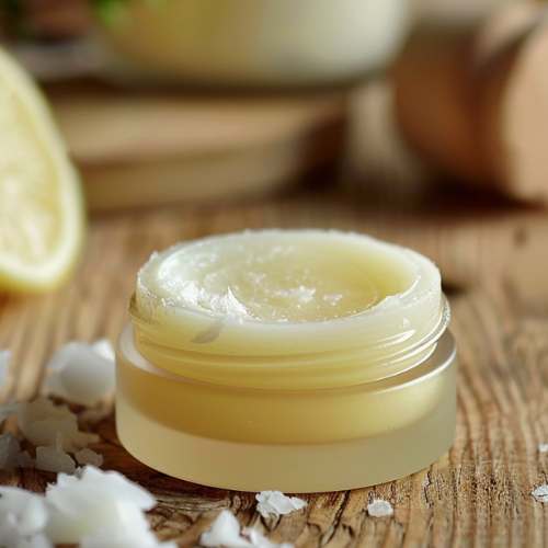 Homemade lip balm.