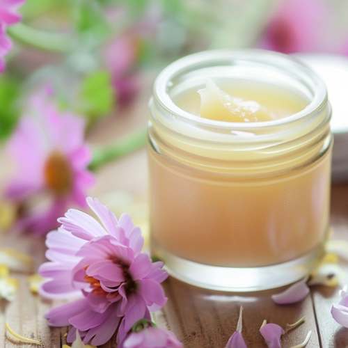 Homemade lip balm.