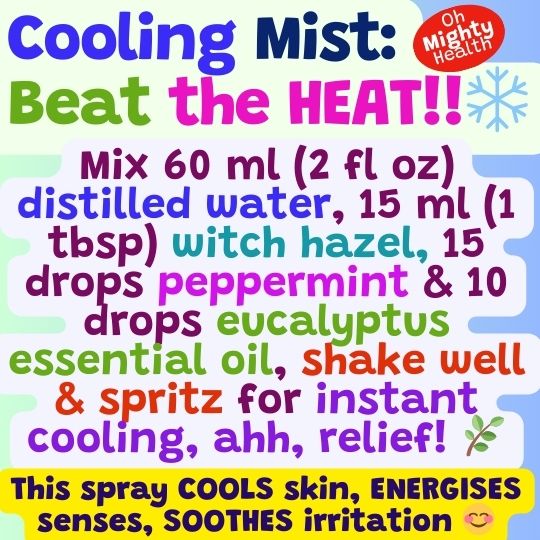 DIY skin care: cooling mist