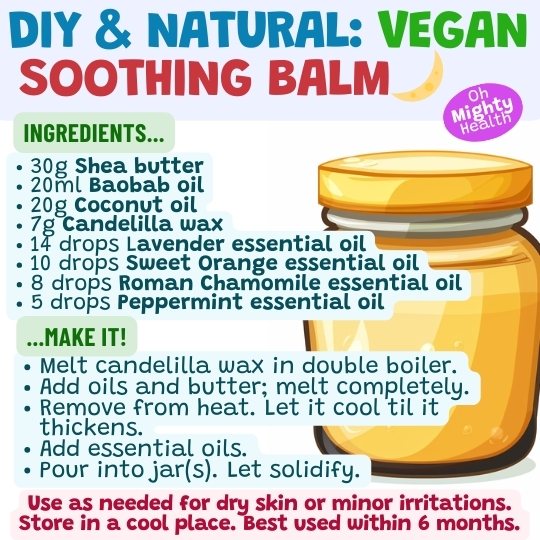 DIY skin care: soothing balm