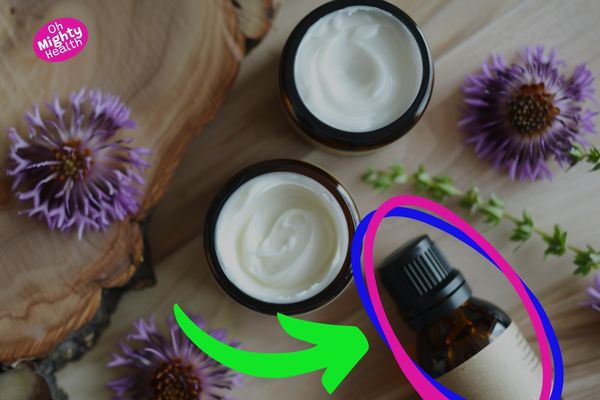 DIY skincare with essential oils.