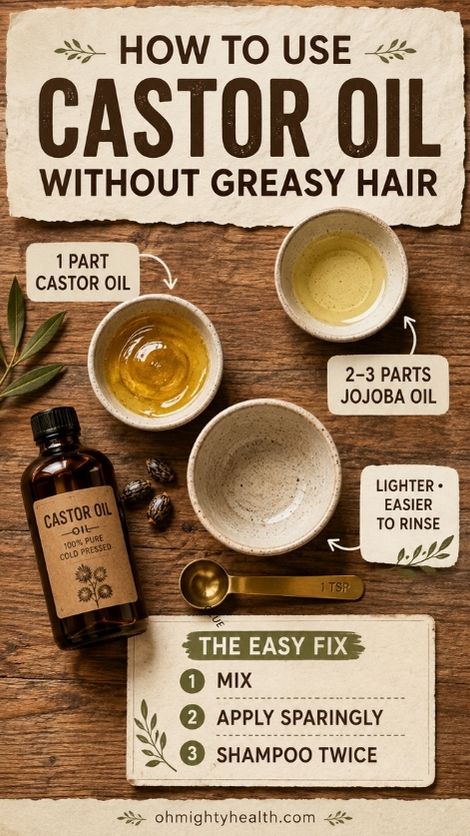 Castor oil for hair