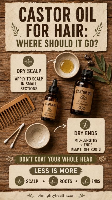 Castor oil for hair