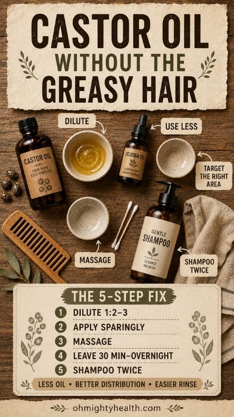 Castor oil for hair