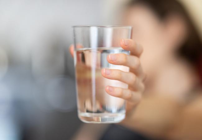 toenail health: water intake