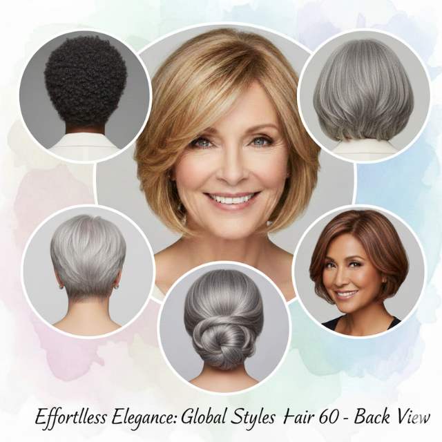 Hairstyles for thin, fine hair over 60